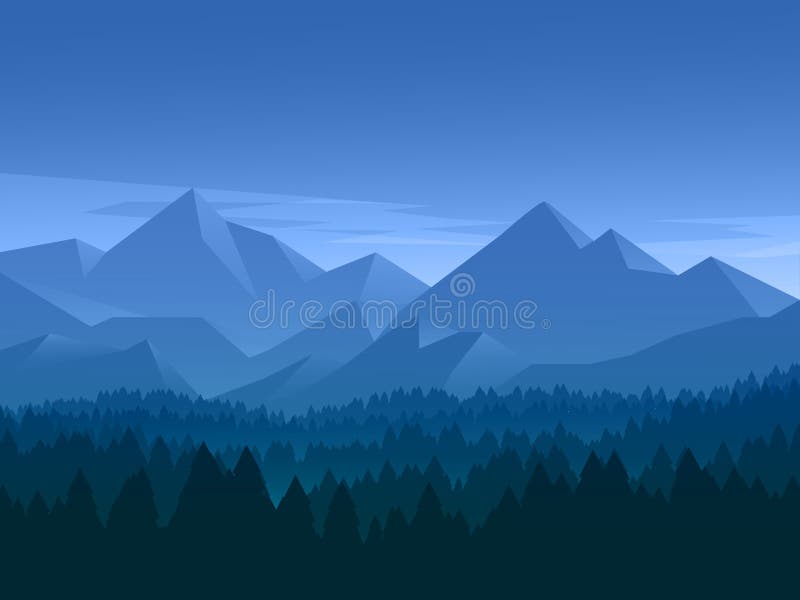 Mountain Landscape View And An Explorer Background Mountain Adventure Forest Background Image