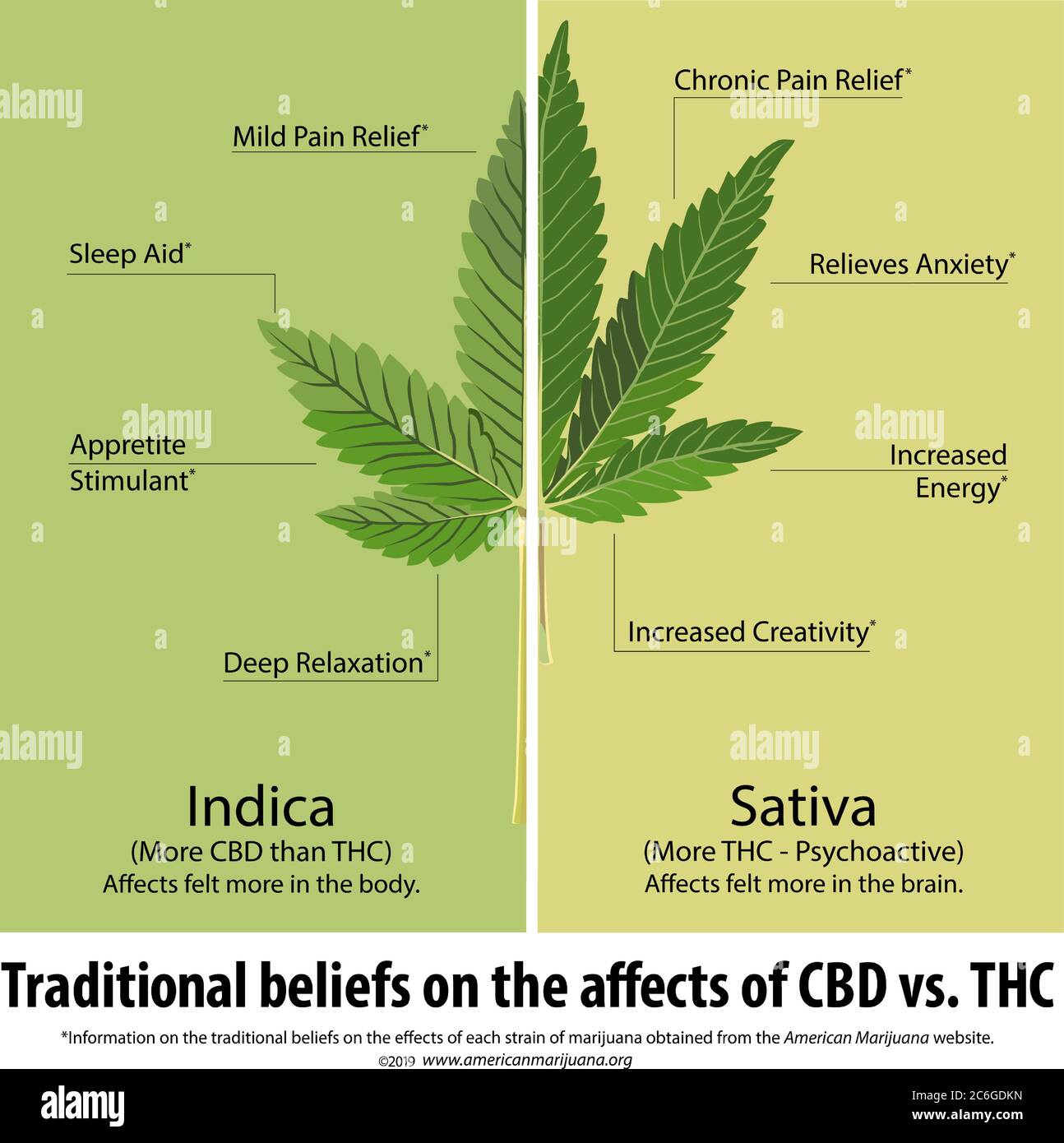 Sativa Vs Indica Chart