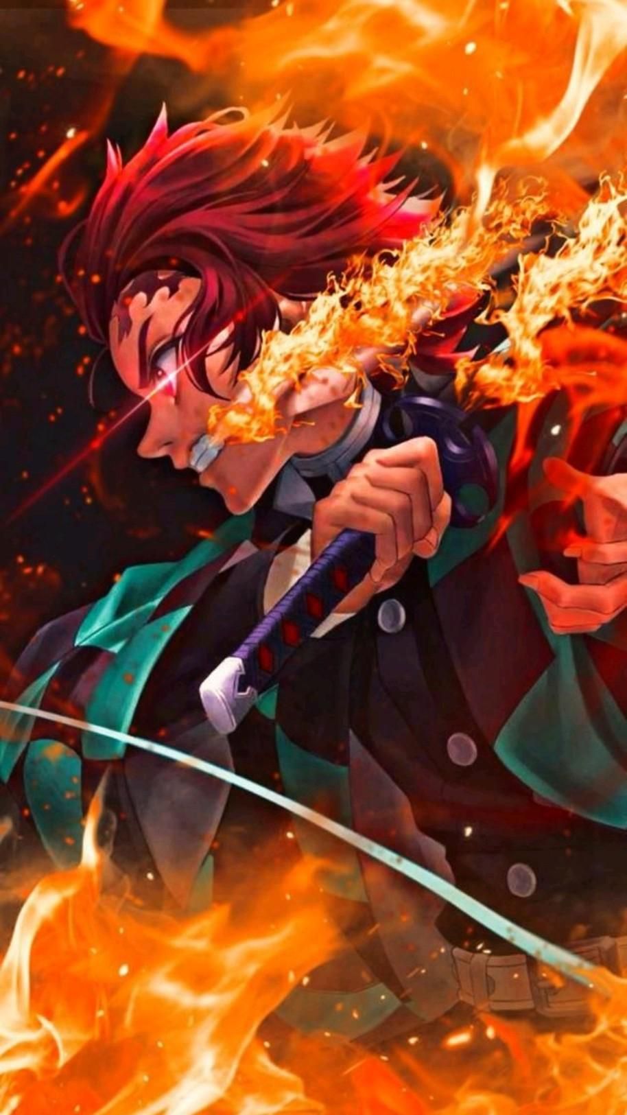Tanjiro Kamado The Sun Breathing User In 2024 Anime Anime Wallpaper